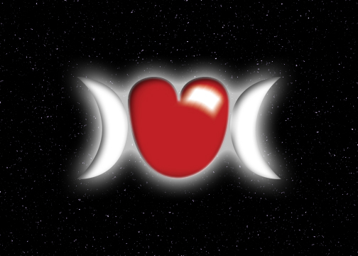Heart Triple Goddess